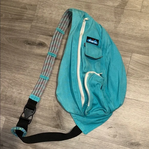 KAVU Teal Sling Bag - Picture 1 of 7